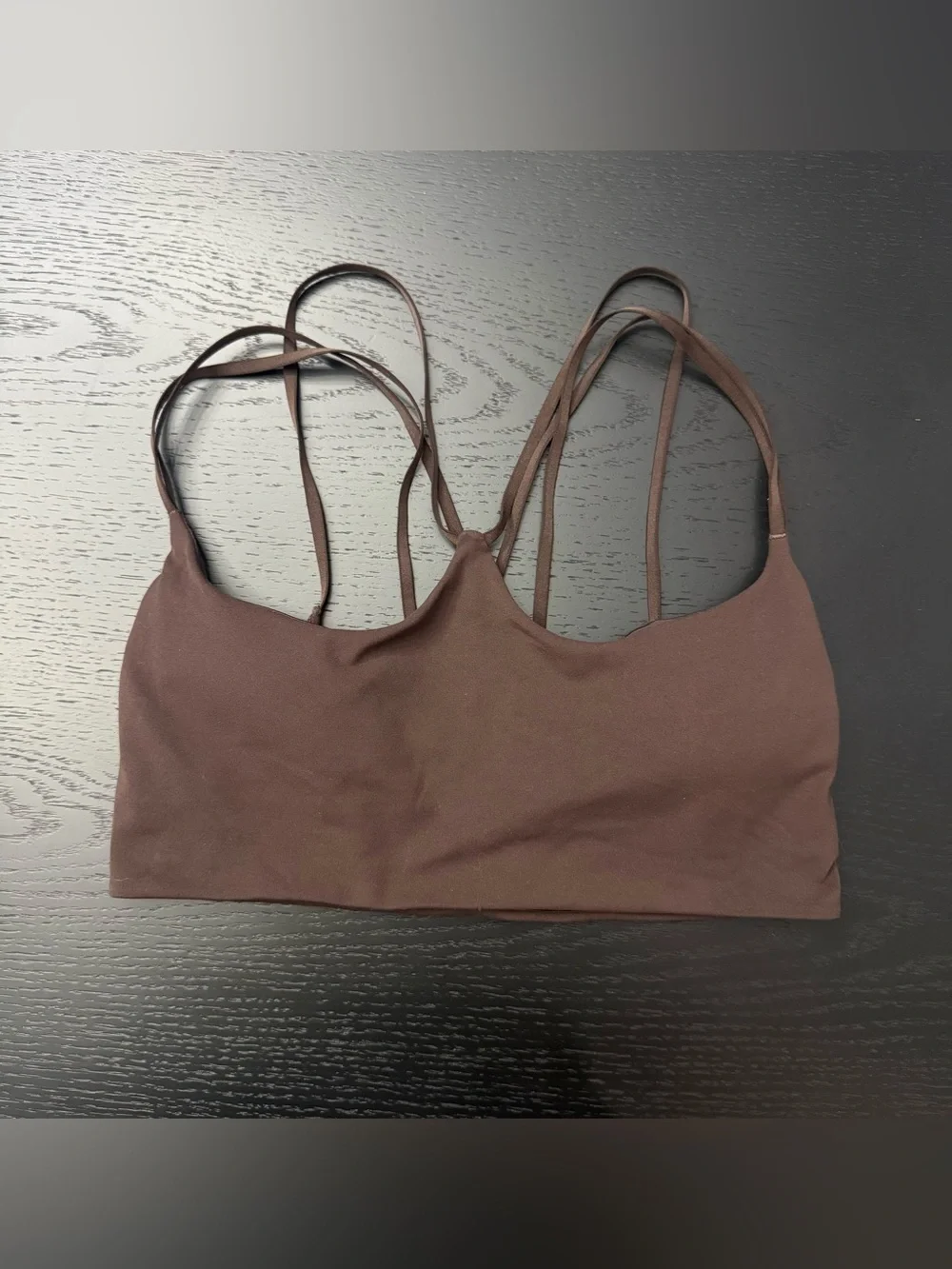 Lululemon brown square dot sport bra size 8